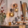Koyoto Lampada a sfera, Applique Cromo, Oro, Chiaro, Ramato, Grigio fumo, 3-Luci