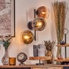 Koyoto Lampada a sfera, Applique Cromo, Oro, Chiaro, Ramato, Grigio fumo, 3-Luci