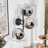 Gastor Lampada a sfera, Applique Cromo, Grigio fumo, 3-Luci