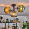 Koyoto Plafoniera, Lampada a sfera Blu, Oro, Verde, 3-Luci