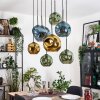 Ripoll Lampadario a sospensione, Lampada a sfera, Lampada a sospensione Écru, Nero, 8-Luci
