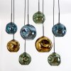 Ripoll Lampadario a sospensione, Lampada a sfera, Lampada a sospensione Écru, Nero, 8-Luci