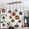 Ripoll Lampadario a sospensione, Lampada a sfera, Lampada a sospensione Écru, Nero, 8-Luci