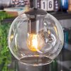 Ripoll Lampadario a sospensione, Lampada a sfera, Lampada a sospensione a cluster Ambrato, Chiaro, Grigio fumo, 4-Luci