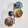 Koyoto Lampada a sfera, Applique Blu, Oro, Ramato, 3-Luci