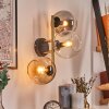 Koyoto Lampada a sfera, Applique Oro, Nero, 3-Luci