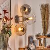 Koyoto Lampada a sfera, Applique Oro, Nero, 3-Luci