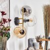 Koyoto Lampada a sfera, Applique Oro, Nero, 3-Luci
