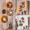 Koyoto Lampada a sfera, Applique Oro, Nero, 3-Luci