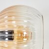 Koyoto Lampada a sfera, Applique Ambrato, Chiaro, Grigio fumo, 3-Luci