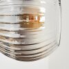 Koyoto Lampada a sfera, Applique Ambrato, Chiaro, Grigio fumo, 3-Luci