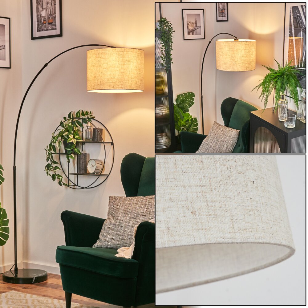 Bassagoda Lampada da terra Cromo, Nero, 1-Luce main product photo