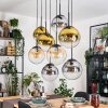 Gastor Lampadario a sospensione, Lampada a sfera, Lampada a sospensione Ambrato, Oro, Chiaro, Grigio fumo, 8-Luci