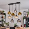 Gastor Lampadario a sospensione, Lampada a sfera, Lampada a sospensione Ambrato, Oro, Chiaro, Grigio fumo, 8-Luci