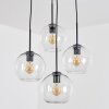 Koyoto Lampadario a sospensione, Lampada a sfera, Lampada a sospensione a cluster Chiaro, 4-Luci