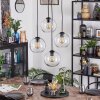 Koyoto Lampadario a sospensione, Lampada a sfera, Lampada a sospensione a cluster Chiaro, 4-Luci