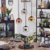 Ripoll Lampadario a sospensione, Lampada a sfera, Lampada a sospensione a cluster Cromo, Oro, Chiaro, Ramato, Grigio fumo, 4-Luci