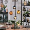 Ripoll Lampadario a sospensione, Lampada a sfera, Lampada a sospensione a cluster Blu, Oro, Ramato, 4-Luci