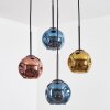 Ripoll Lampadario a sospensione, Lampada a sfera, Lampada a sospensione a cluster Blu, Oro, Ramato, 4-Luci