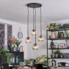 Ripoll Lampadario a sospensione, Lampada a sfera, Lampada a sospensione a cluster Ambrato, Chiaro, 4-Luci