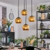 Ripoll Lampadario a sospensione, Lampada a sfera, Lampada a sospensione a cluster Oro, 4-Luci