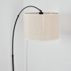 Bassagoda Lampada da terra Nero, 1-Luce
