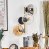 Gastor Lampada a sfera, Applique Oro, Nero, 3-Luci