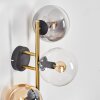 Gastor Lampada a sfera, Applique Oro, Nero, 3-Luci