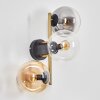Gastor Lampada a sfera, Applique Oro, Nero, 3-Luci