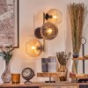Koyoto Lampada a sfera, Applique Oro, Nero, 3-Luci