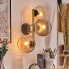 Koyoto Lampada a sfera, Applique Oro, Nero, 3-Luci