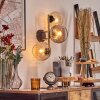 Koyoto Lampada a sfera, Applique Oro, Nero, 3-Luci