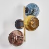 Koyoto Lampada a sfera, Applique Oro, Nero, 3-Luci