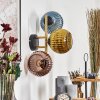Koyoto Lampada a sfera, Applique Oro, Nero, 3-Luci