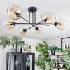 Koyoto Plafoniera, Lampada a sfera 78 cm Ambrato, Chiaro, 6-Luci