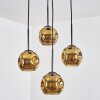 Ripoll Lampadario a sospensione, Lampada a sfera, Lampada a sospensione a cluster Oro, 4-Luci