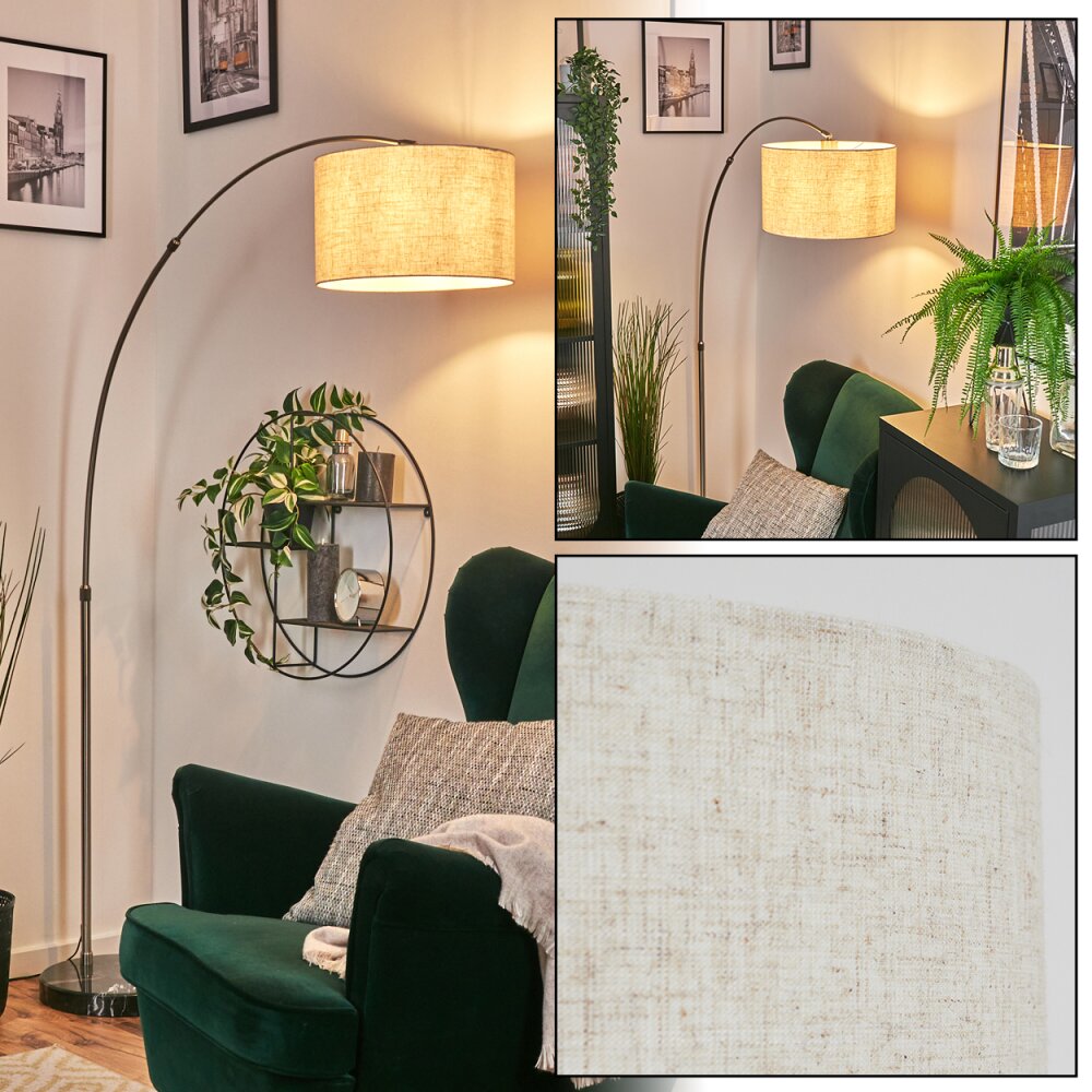 Bassagoda Lampada da terra Nichel opaco, Nero, 1-Luce main product photo