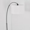 Soungou Lampada da terra Cromo, Nero, 1-Luce