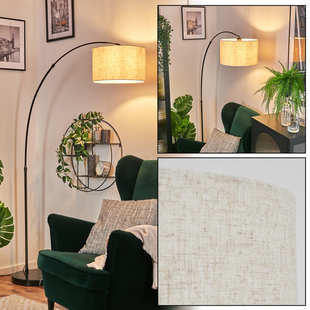 Bassagoda Lampada da terra Cromo, Nero, 1-Luce main product photo