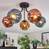 Ripoll Plafoniera, Lampada a sfera Blu, Oro, Ramato, 5-Luci
