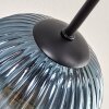 Koyoto Plafoniera, Lampada a sfera 73 cm Blu, Oro, Ramato, 6-Luci