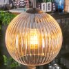 Koyoto Lampadario a sospensione, Lampada a sfera, Lampada a sospensione a cluster Ambrato, Chiaro, Grigio fumo, 4-Luci