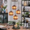 Koyoto Lampadario a sospensione, Lampada a sfera, Lampada a sospensione a cluster Ramato, 4-Luci