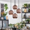 Koyoto Lampadario a sospensione, Lampada a sfera, Lampada a sospensione a cluster Ramato, 4-Luci