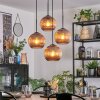 Koyoto Lampadario a sospensione, Lampada a sfera, Lampada a sospensione a cluster Ramato, 4-Luci