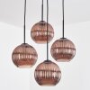 Koyoto Lampadario a sospensione, Lampada a sfera, Lampada a sospensione a cluster Ramato, 4-Luci