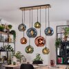 Ripoll Lampadario a sospensione, Lampada a sfera, Lampada a sospensione Écru, Nero, 8-Luci