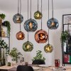Ripoll Lampadario a sospensione, Lampada a sfera, Lampada a sospensione Écru, Nero, 8-Luci