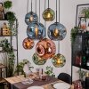 Ripoll Lampadario a sospensione, Lampada a sfera, Lampada a sospensione Écru, Nero, 8-Luci