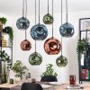 Ripoll Lampadario a sospensione, Lampada a sfera, Lampada a sospensione Écru, Nero, 8-Luci